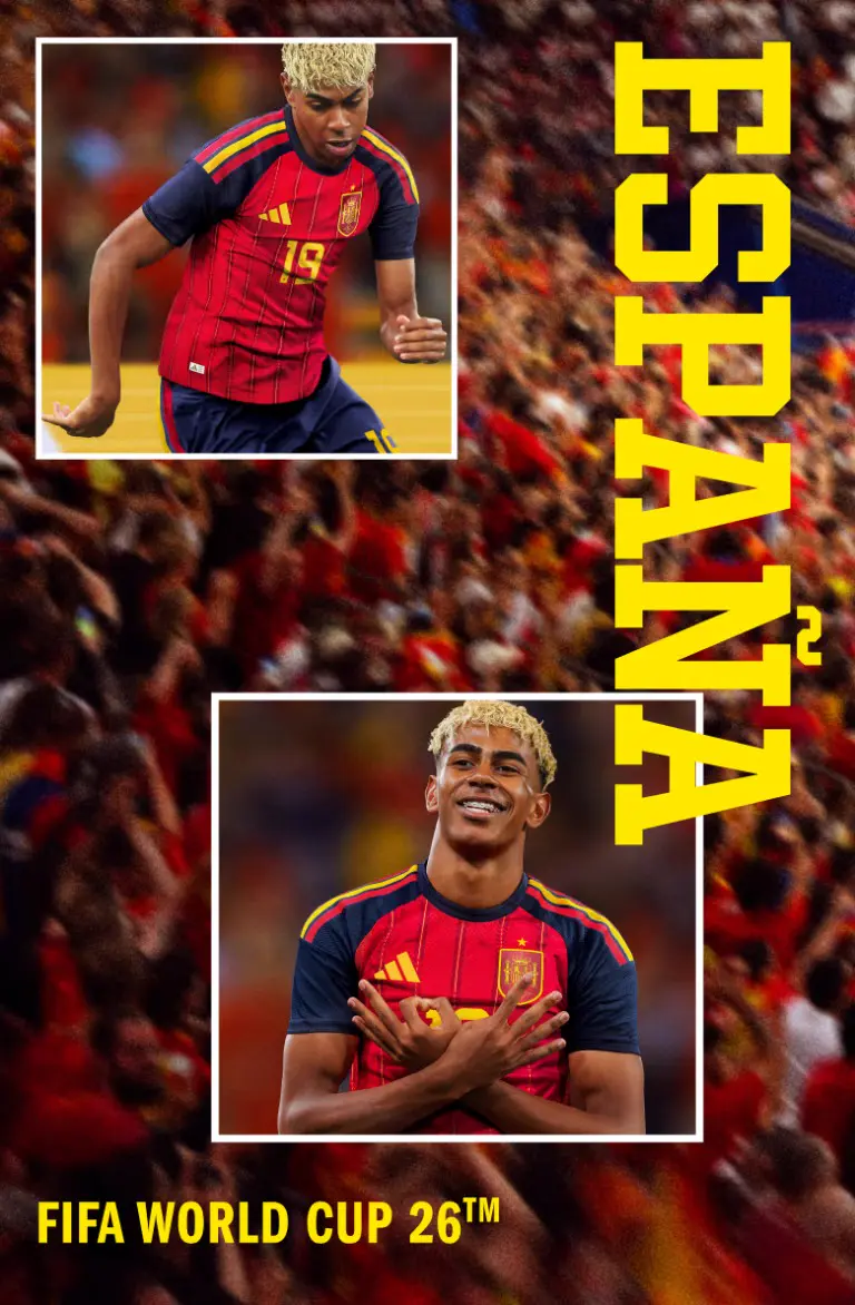 Set camisetas auténticas España 2026 — imagen de detalle